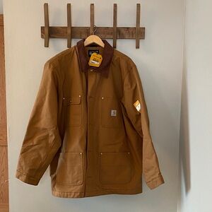 Carhartt Firm Duck Blanket-Lined Chore Coat